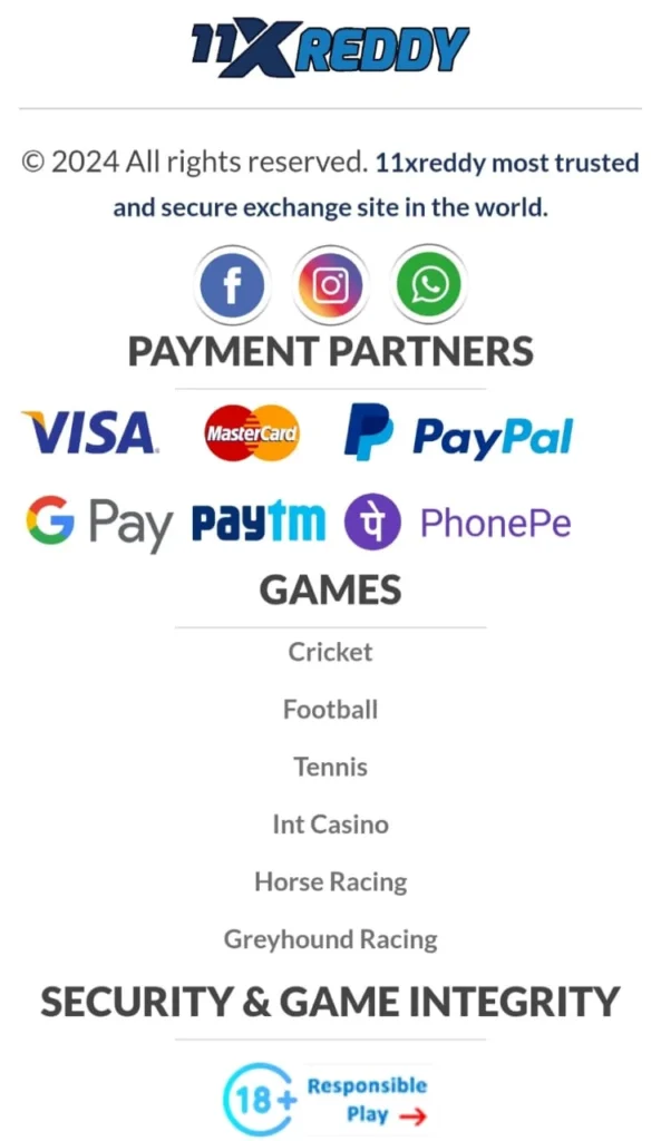 11xreddy online game id